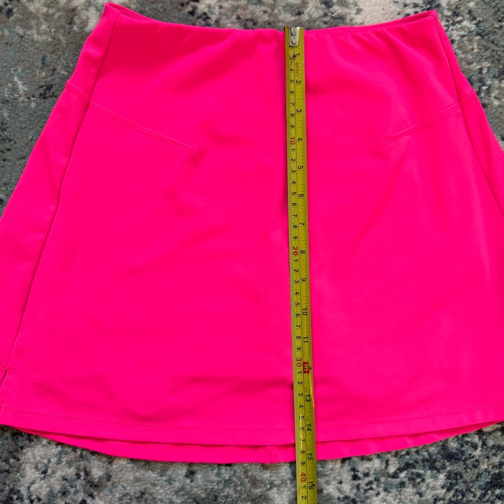 Old Navy Powersoft Hot Pink Mini Skort Skirt Pockets Small Athletic Sporty Gym - Picture 8 of 8